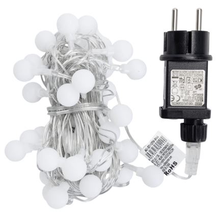 Aigostar - зовнішня декоративна LED-гірлянда 50×LED/8 функцій 5 м IP44 тепле біле світло