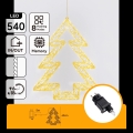 Aigostar - LED Зовнішня різдвяна декорація 540xLED/6W/230V IP44 теплий білий 45cm ялинка