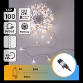 Aigostar - LED Зовнішня різдвяна гірлянда 100xLED/8 функцій 13m IP44 тепле біле/холодне біле