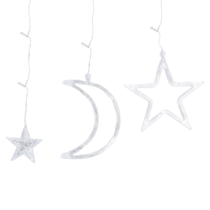 Aigostar - зовнішня LED-різдвяна гірлянда 120xLED/6W/230V/8 функцій 3x0,6m IP44 теплий білий + пульт дистанційного керування