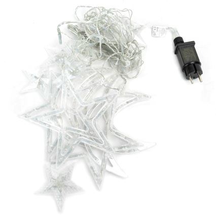 Aigostar - Світлодіодна зовнішня різдвяна гірлянда 120xLED/6W/230V/8 функцій 3x0,6m IP44 холодний білий + дистанційне керування