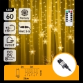 Aigostar - LED зовнішня різдвяна гірлянда 120xLED/8 функцій 3x0,7m IP44 тепла біла + дистанційне керування