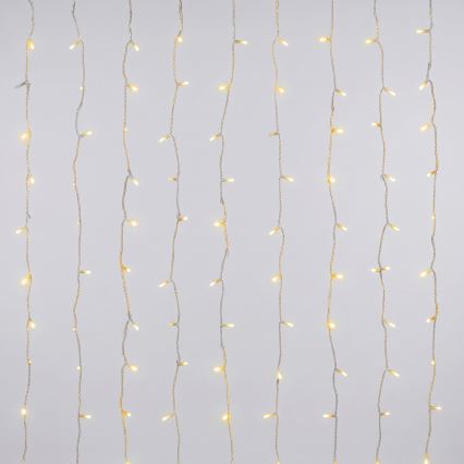Aigostar - LED зовнішня різдвяна гірлянда 192xLED/8 функцій 3xAA 4,5x1,2m IP44 теплий білий