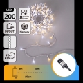 Aigostar - LED Зовнішня різдвяна гірлянда 200xLED/8 функцій 23m IP44 теплий білий/холодний білий