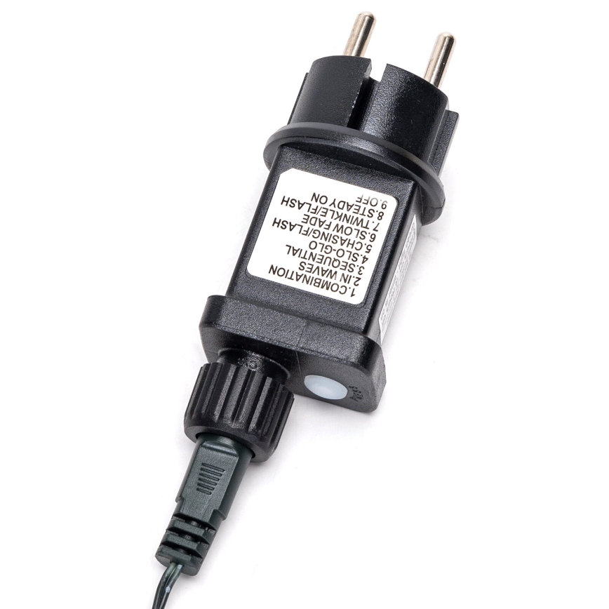 Aigostar - LED зовнішня різдвяна гірлянда 200xLED/8 функцій 8m IP44 холодний білий