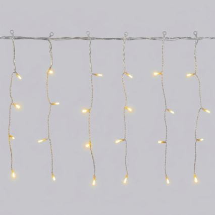 Aigostar - LED зовнішня різдвяна гірлянда 300xLED/8 функцій 18x0,4m IP44 теплий білий