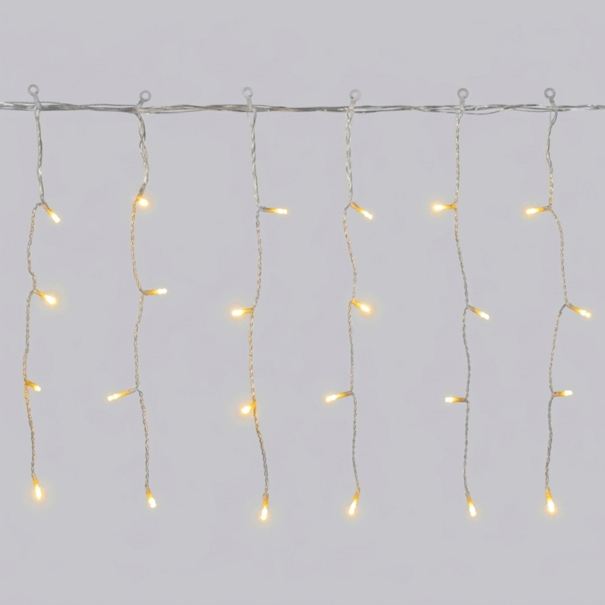 Aigostar - LED зовнішня різдвяна гірлянда 300xLED/8 функцій 18x0,4m IP44 теплий білий