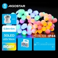 Aigostar - LED зовнішня різдвяна гірлянда 50xLED/3xAA/8 функцій 5,3 m IP44 багатоколірна