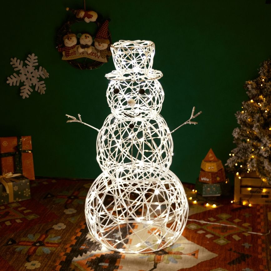 Aigostar - зовнішня різдвяна LED-декорація LED/3,6W/31/230V 2700K 60 см IP44 сніговик