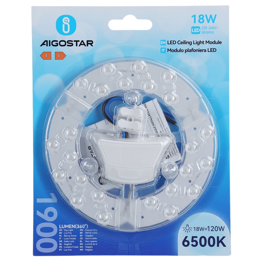 Aigostar - магнитный LED-модуль 18W/230V 6500K