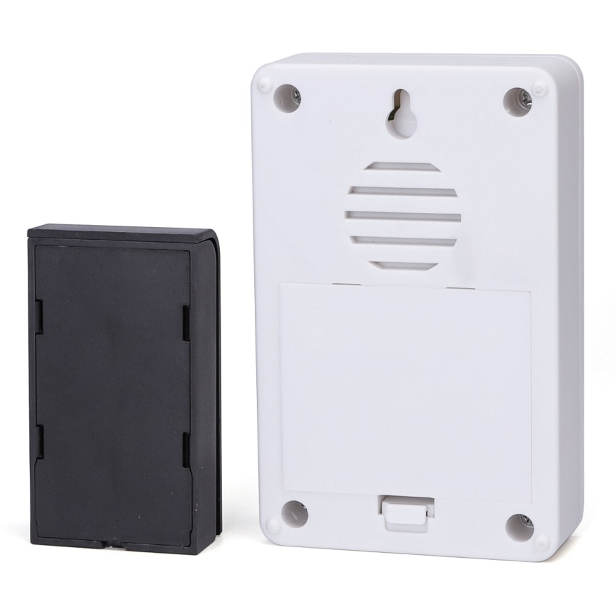 Aigostar - НАБІР 2x Бездротовий дверний дзвінок 3xAA/12V IP44 білий/чорний