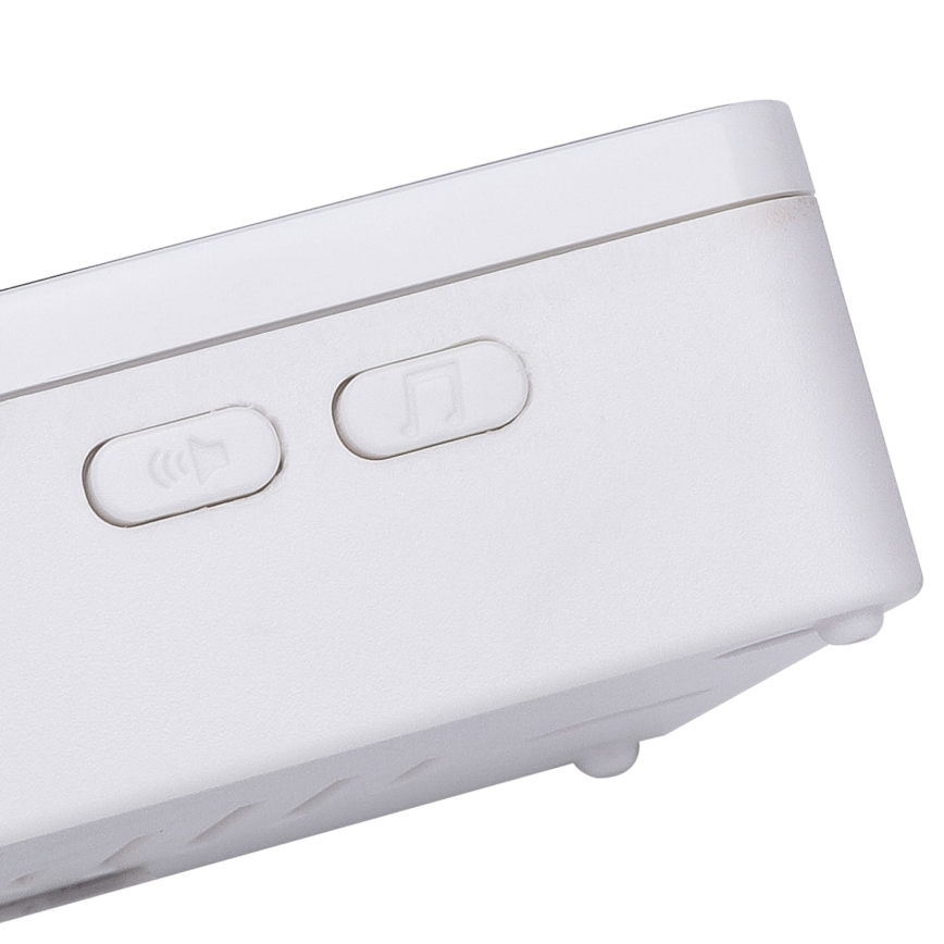 Aigostar - НАБІР 2x Бездротовий дверний дзвінок 3xAA/12V IP44 білий/чорний