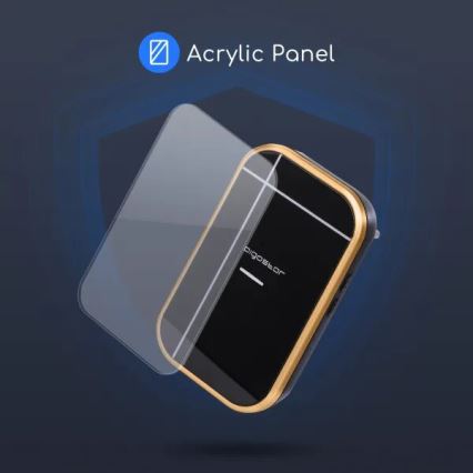Aigostar - НАБІР 2x Бездротовий дверний дзвінок в розетку 230V IP44 чорний/мідний