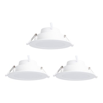 Aigostar - НАБІР 3x LED RGB Стельовий вбудований світильник з регулюванням яскравості MESH LED/9W/230V 2700K-6500K діаметр 14,5 см