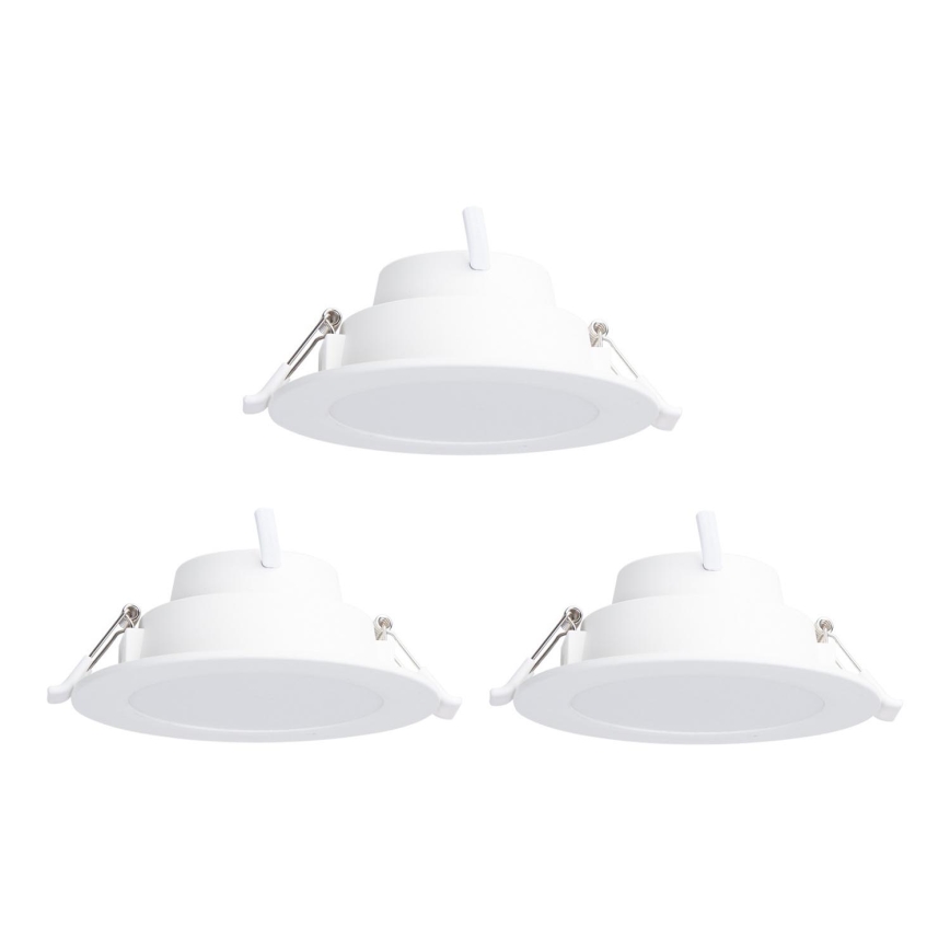Aigostar - НАБІР 3x LED RGB Стельовий вбудований світильник з регулюванням яскравості MESH LED/9W/230V 2700K-6500K діаметр 14,5 см