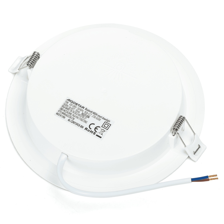 Aigostar - НАБІР 3x LED RGB Стельовий вбудований світильник з регулюванням яскравості MESH LED/15W/230V 2700K-6500K діаметр 17 см