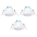 Aigostar - НАБІР 3x LED Вбудоване світло LED/5W/230V 6500K діаметр 8,5 см біле