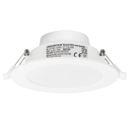 Aigostar - НАБІР 3x Стельовий вбудований LED світильник з регулюванням яскравості MESH LED/6W/230V 2700K-6500K діаметр 11,5 см