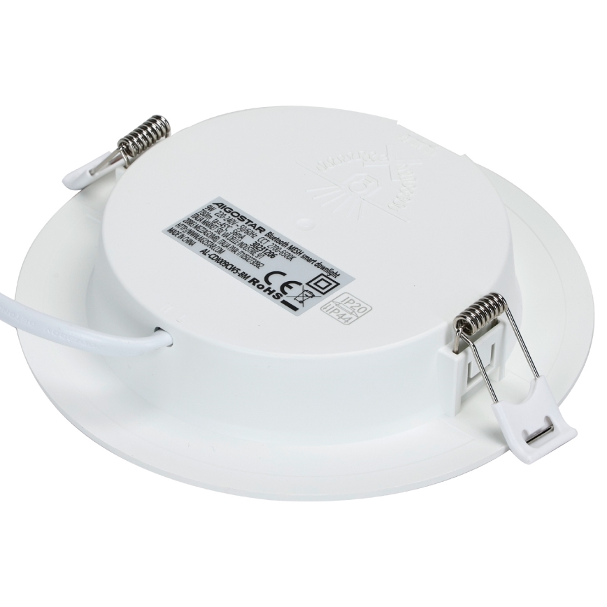Aigostar - НАБІР 3x Стельовий вбудований LED світильник з регулюванням яскравості MESH LED/9W/230V 2700K-6500K діаметр 14,5 см
