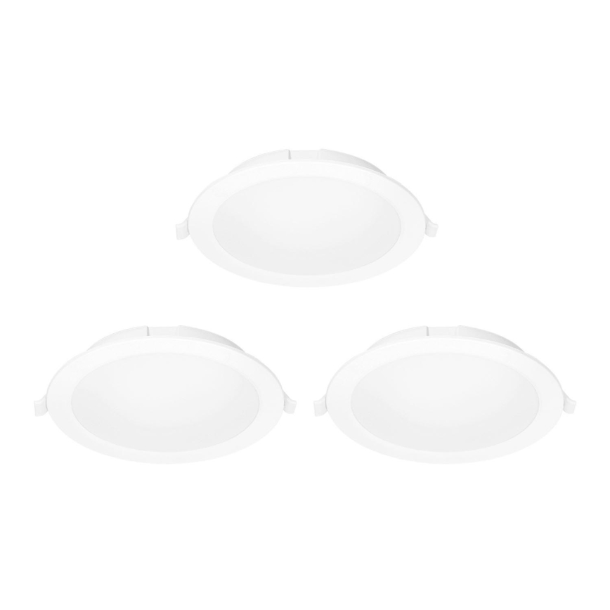 Aigostar - НАБІР 3x Стельовий вбудований LED світильник з регулюванням яскравості MESH LED/6W/230V 2700K-6500K діаметр 11,5 см