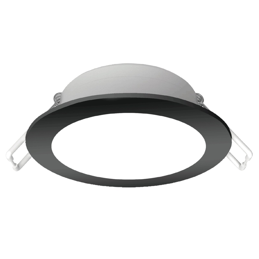 Aigostar - НАБІР 3x Вуличний вбудований стельовий LED світильник LED/4,8W/230V 6500K IP65 чорний