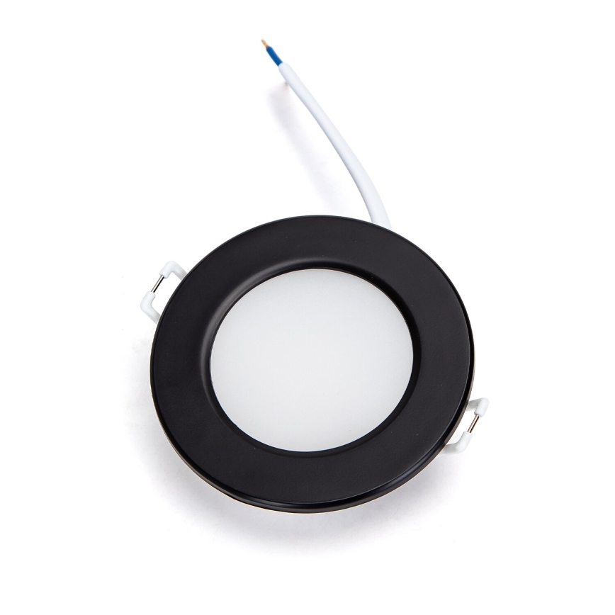 Aigostar - НАБІР 3x Вуличний вбудований стельовий LED світильник LED/4,8W/230V 6500K IP65 чорний