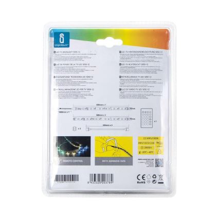 Aigostar - НАБІР 4x LED RGB з регулюванням яскравості стрічка 0,5м LED/2,5W/5V IP65 +ДК