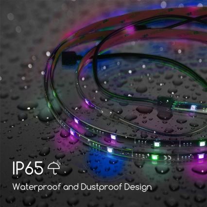 Aigostar - НАБІР 4x LED RGB з регулюванням яскравості стрічка 0,5м LED/2,5W/5V IP65 +ДК
