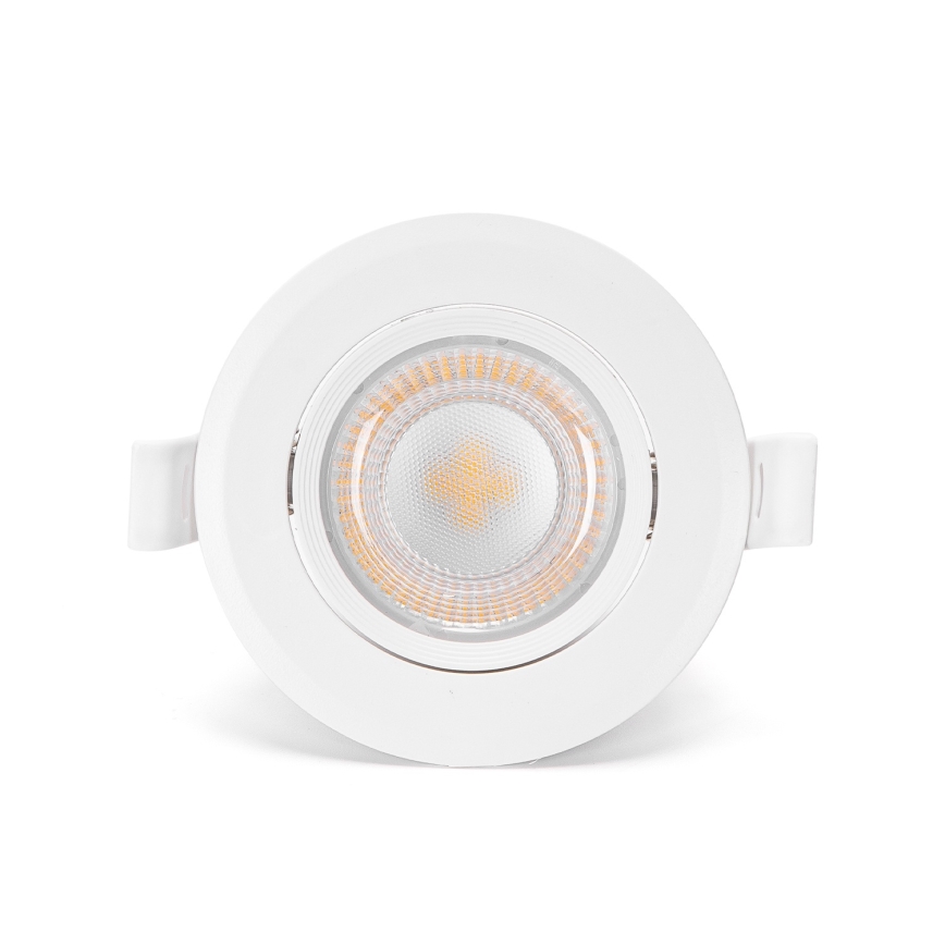 Aigostar - Набір з 3х LED Світильників вбудованого типу LED/5W/230V 3000K діаметр 8,5 см білий