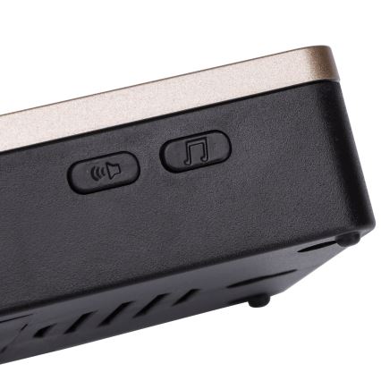 Aigostar - НАБОР 2x Беспроводной дверной звонок 3xAA/12V IP44 черный