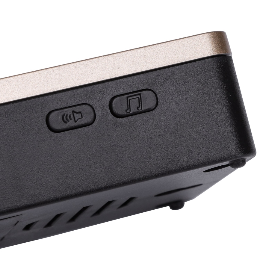 Aigostar - НАБОР 2x Беспроводной дверной звонок 3xAA/12V IP44 черный