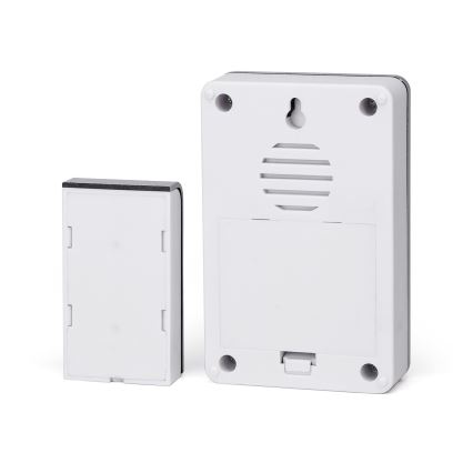 Aigostar - НАБОР 2x Беспроводной дверной звонок 3xAA/12V IP44 серебристый