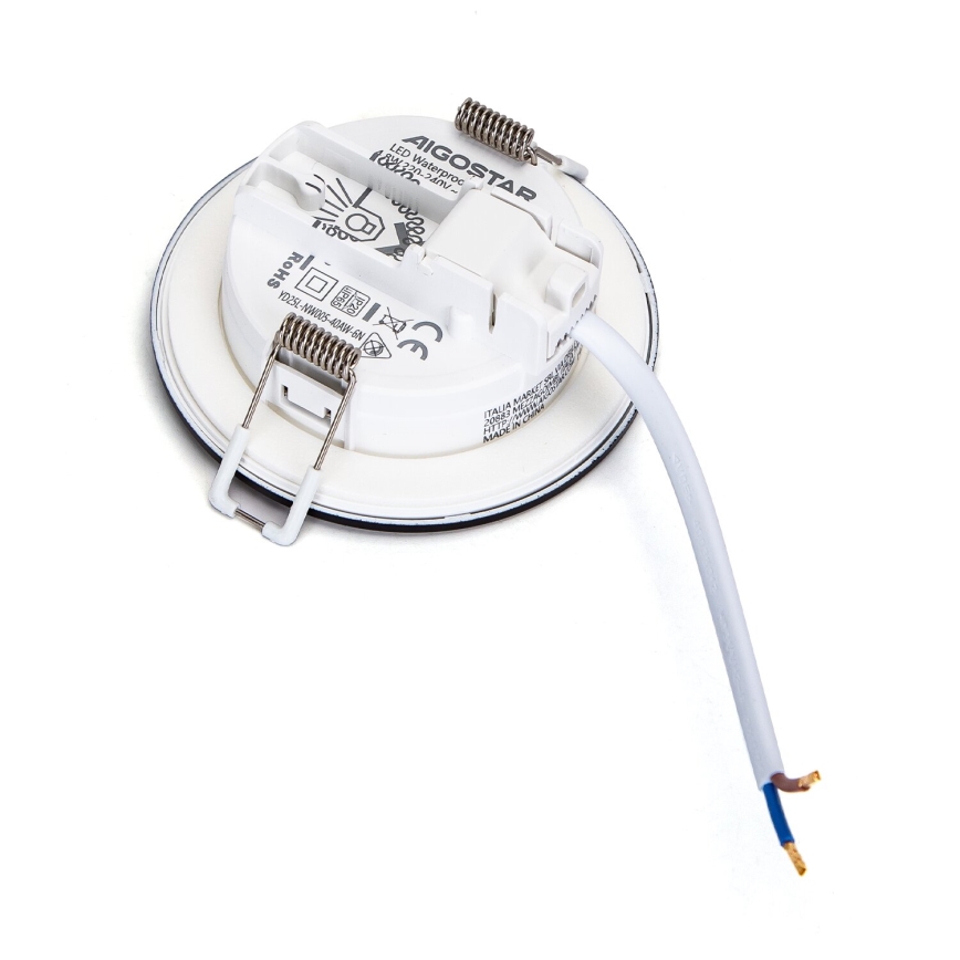Aigostar - НАБОР 3x Светодиодный встроенный уличный светильник LED/4,8W/230V 3000K IP65 черный