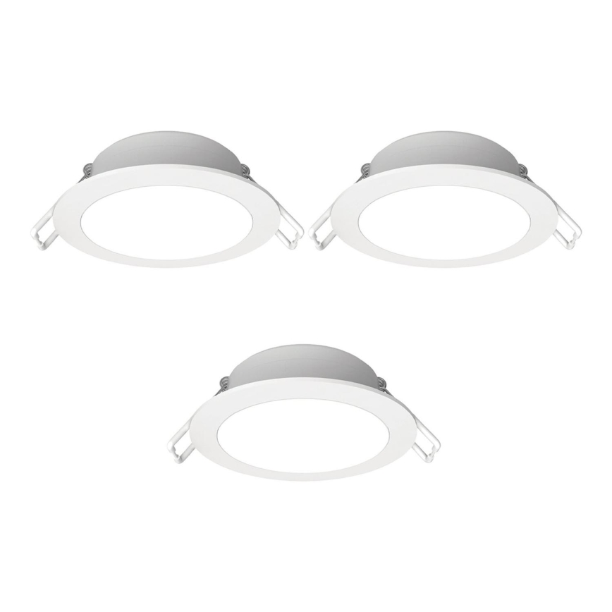 Aigostar - НАБОР 3x Светодиодный встроенный уличный светильник LED/4,8W/230V 4000K IP65 белый