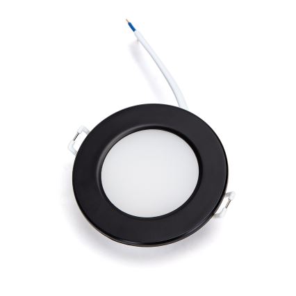 Aigostar - НАБОР 3x Светодиодный встроенный уличный светильник LED/4,8W/230V 6500K IP65 черный