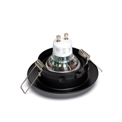 Aigostar - Набор из 3 LED встраиваемых светильников 1xGU10/4,5Вт/230В 3000К черный