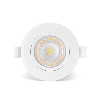Aigostar - Набор из 3 встраиваемых потолочных LED-светильников LED/5W/230V 6500K, диаметр 8,5 cm, белый