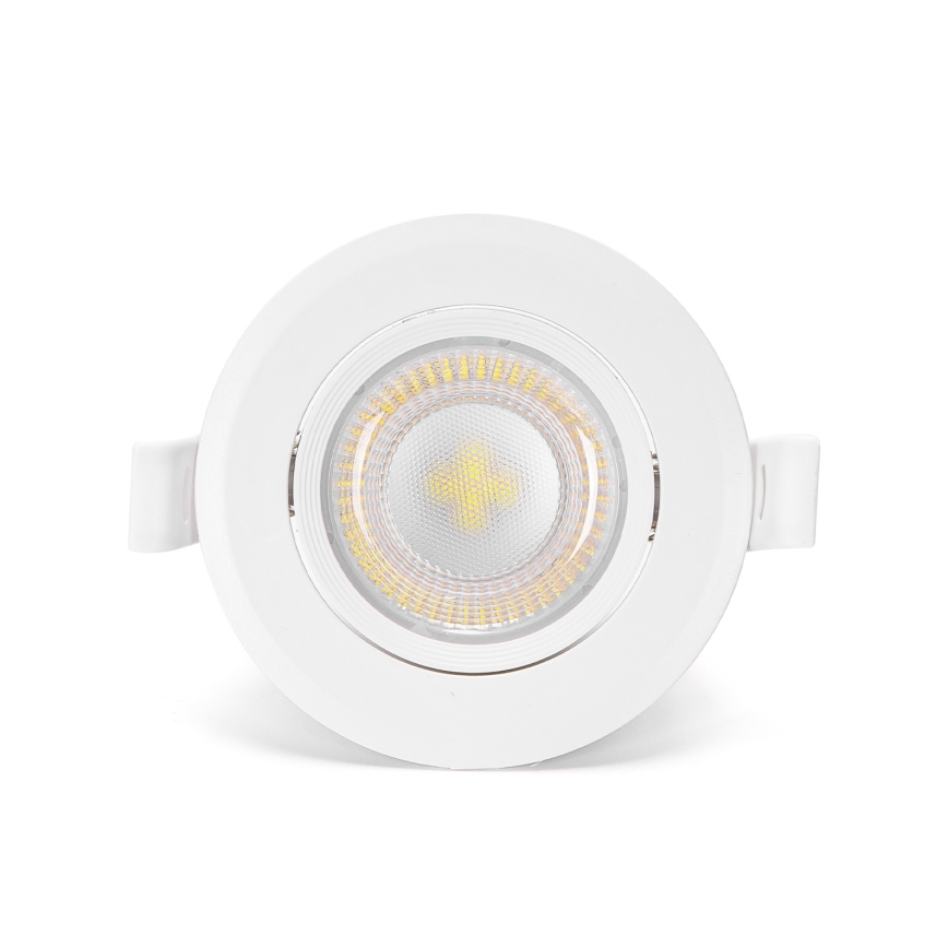 Aigostar - Набор из 3 встраиваемых потолочных LED-светильников LED/5W/230V 6500K, диаметр 8,5 cm, белый