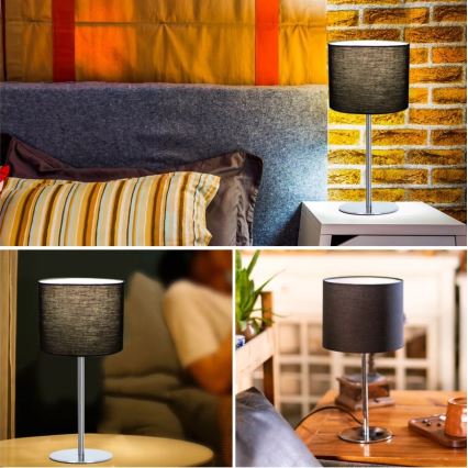 Aigostar - Настільна лампа 1xE14/40W/230V чорний