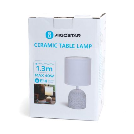 Aigostar - Настільна лампа 1xE14/40W/230V