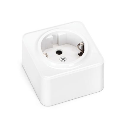 Aigostar - Настінна домашня розетка SCHUKO 250V біла