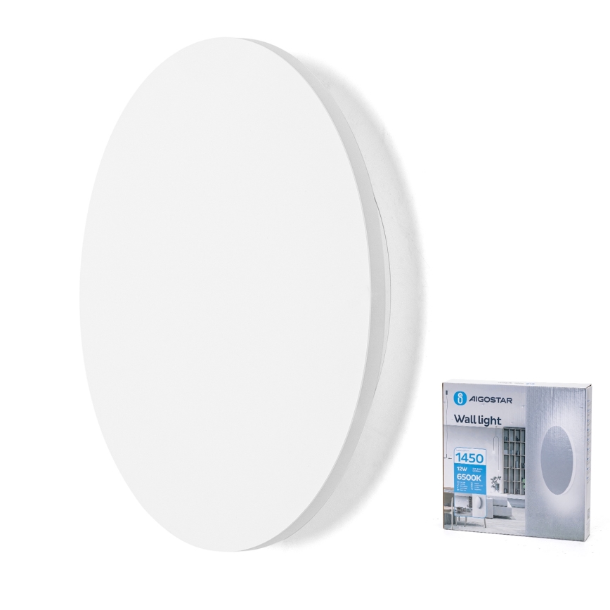 Aigostar - настінний LED-світильник LED/12W/230V 6500K 25 см білий