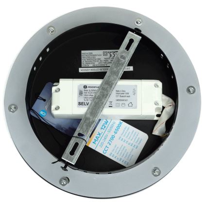 Aigostar - Настінний LED світильник з регулюванням яскравості MESH Smart LED/12W/230V 2700-6500K чорний
