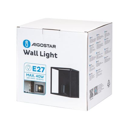 Aigostar - Настінний світильник 1xE27/40W/230V