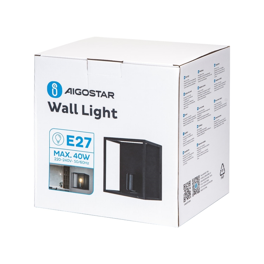 Aigostar - Настінний світильник 1xE27/40W/230V