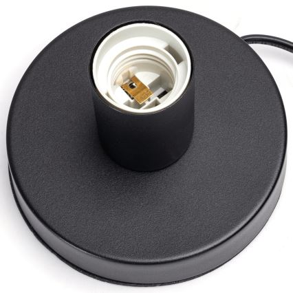 Aigostar - Настольная лампа 1xE27/60W/230V черный