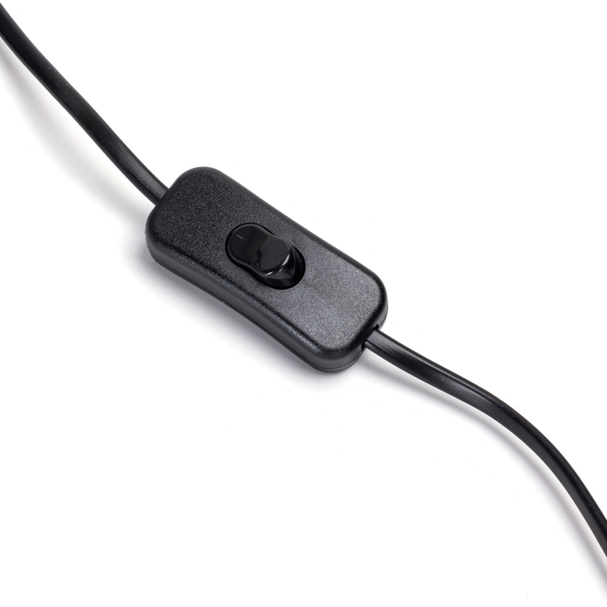 Aigostar - Настольная лампа 1xE27/60W/230V черный
