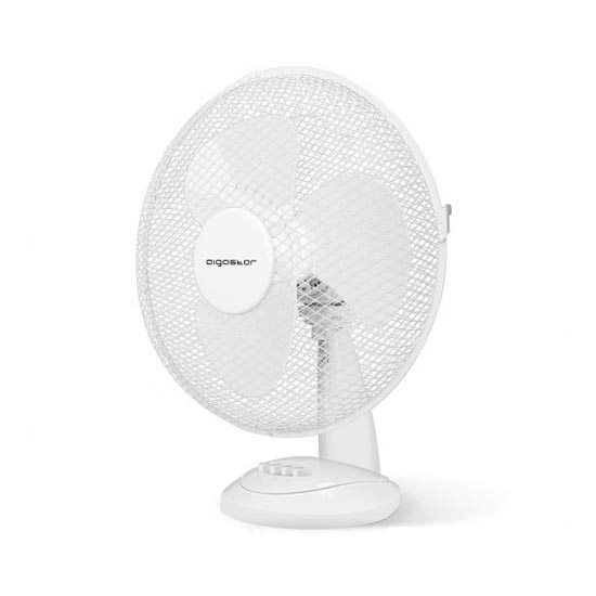 Aigostar - Настольный вентилятор 35W/230V 34 см белый