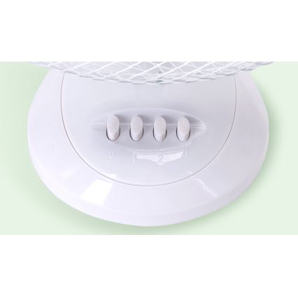 Aigostar - Настольный вентилятор 40W/230V белый