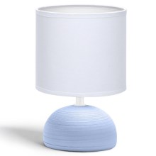 Aigostar - Настольная лампа 1xE14/40W/230V синяя/белая